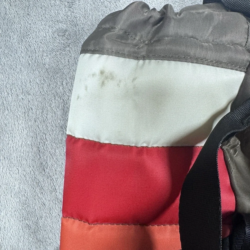Dungeons & Dragons Backpack Convertible Tote Bag Gray Red Striped D&D Gamer